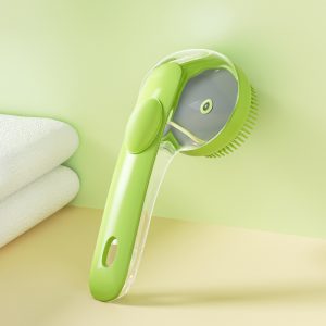 Specialized Silicone Bath and Massage Brush for Pets