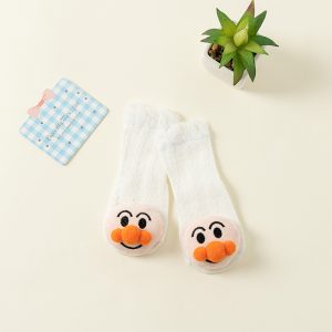 Newborn baby socks, thin mesh, Class A cotton, breathable