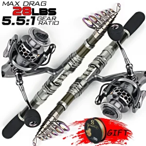 Sougayilang Fishing Rod and Reel Combo