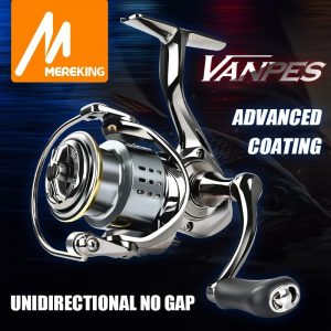 MEREDITH VANPES Series Rust-Resistant, Smooth-Action Fishing Reels