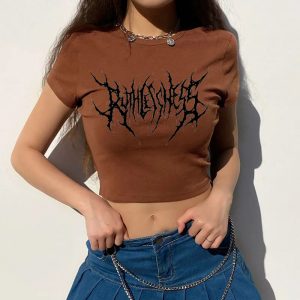 Slim-fit sexy European style tops
