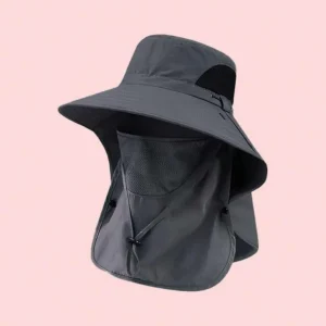 Men's Summer UV-Protection Wide-Brim Bucket Hat