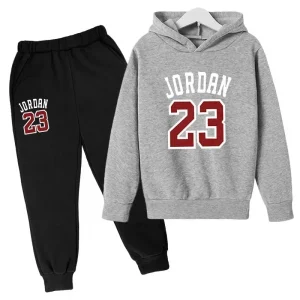 Autumn Brand Printed Children's Fashion Sports Hoodie+Sports Pants Suit 2pcs Set Casual Set Fan Tracksuit