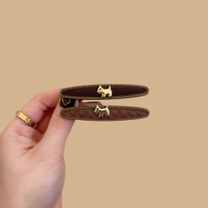 Gold‑Tone Puppy Side Bangs Hair Clips