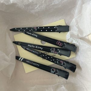 Cat‑Shaped Long Metal Hair Barrettes