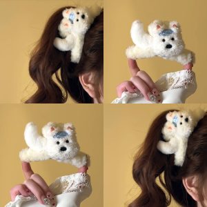 West Highland dog hair clip