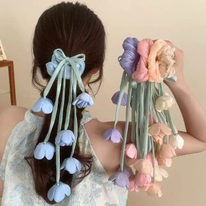 lily of the valley scrunchie