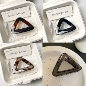 Minimalist Triangle Hair Claw Clip