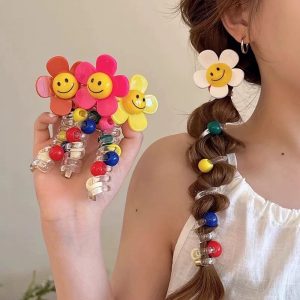 Braided Telephone‑Cord Hair Coil Ties