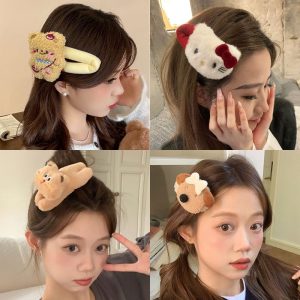 Cute Butter Bear Hair Barrette
