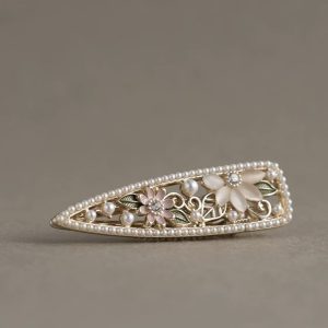 Spring‑Breeze Floral Duckbill Hair Clip