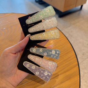 New Exquisite Sweet Floral BB Hair Clip