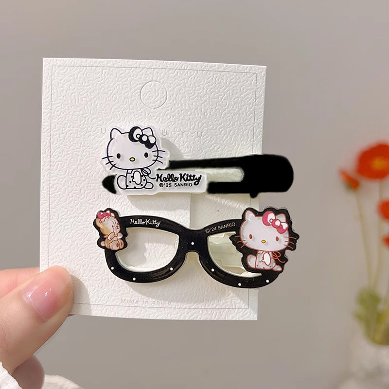 Cute Hello Kitty Duckbill Hair Clip Cartoon Kitty Side Bang Barrette - Image 10