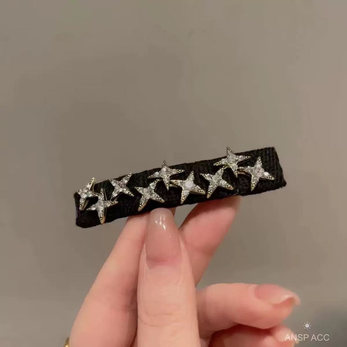 Custom Shiny K9 Rhinestone Forehead Bangs Hair Clip - Image 6