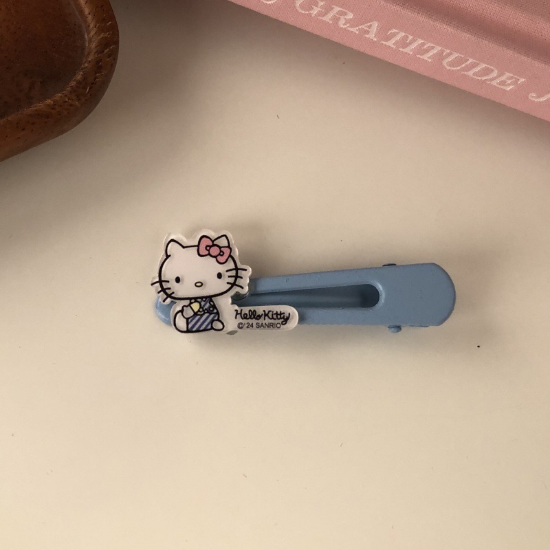 Cute Hello Kitty Duckbill Hair Clip Cartoon Kitty Side Bang Barrette - Image 12