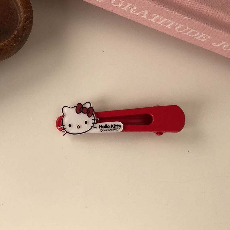 Cute Hello Kitty Duckbill Hair Clip Cartoon Kitty Side Bang Barrette - Image 14