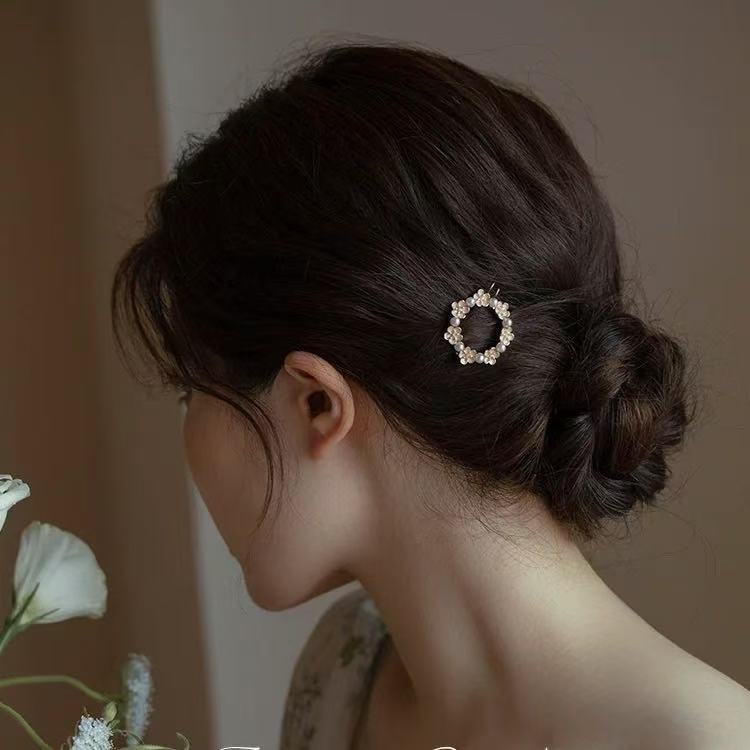 Pink Mist Aroma Ring Fresh Fairy Snap Hair Clip - Image 3