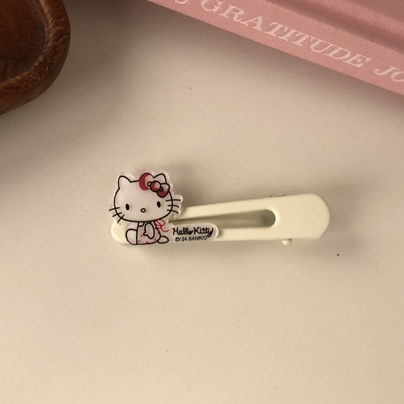 Cute Hello Kitty Duckbill Hair Clip Cartoon Kitty Side Bang Barrette - Image 20