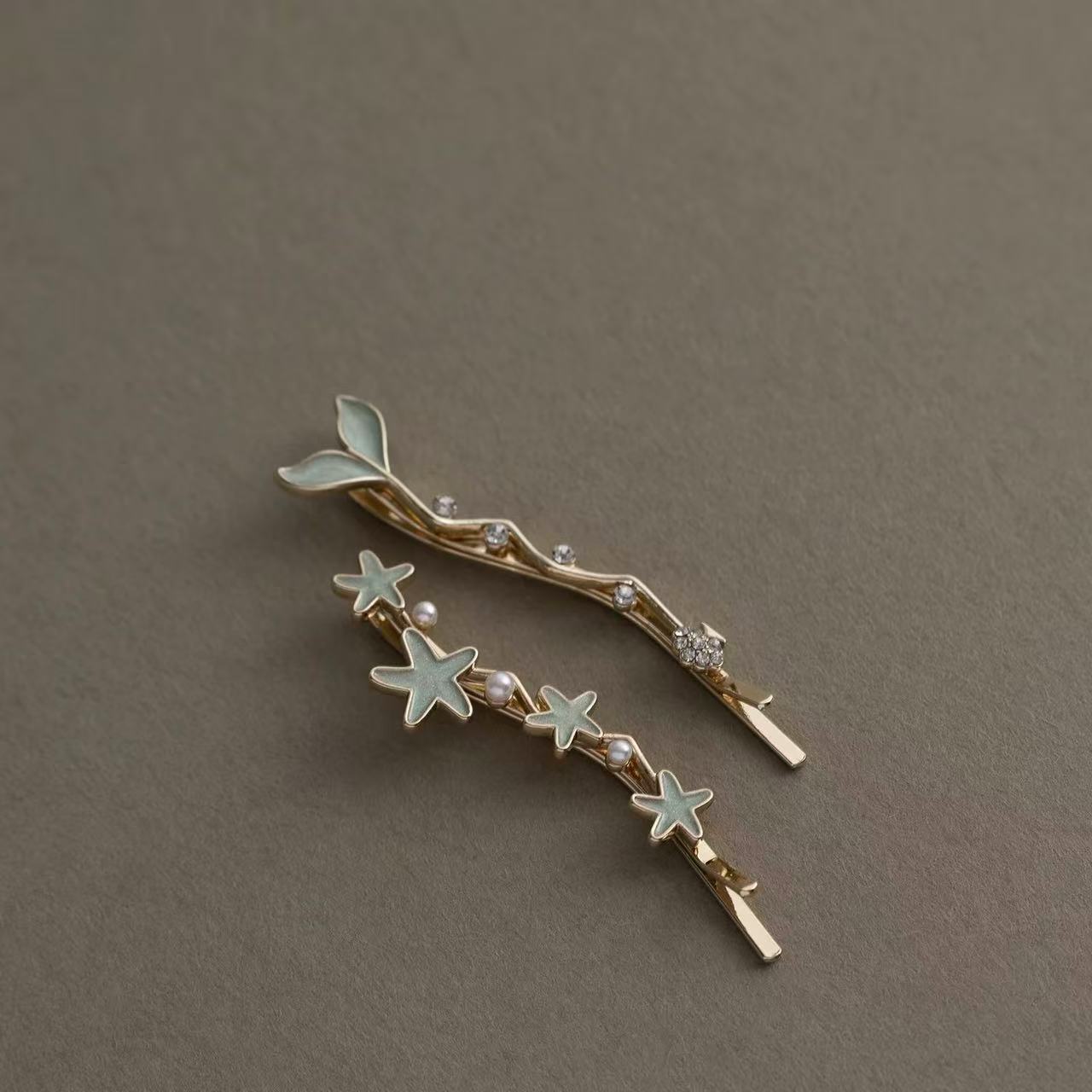 Tidal Heart Fairy‑style French Hair Clip - Image 4