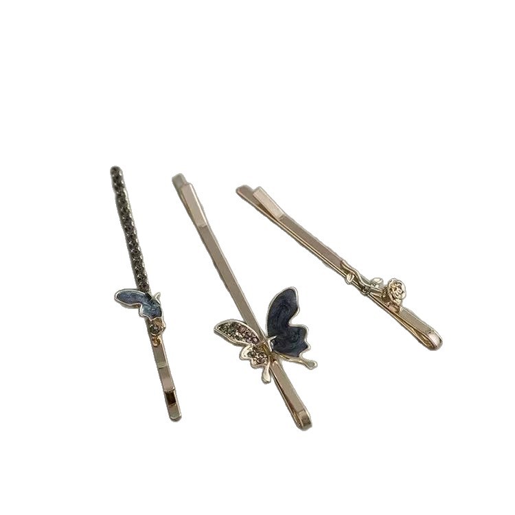 Smoky Tulle Premium Grey Bobby Pin Set - Image 5