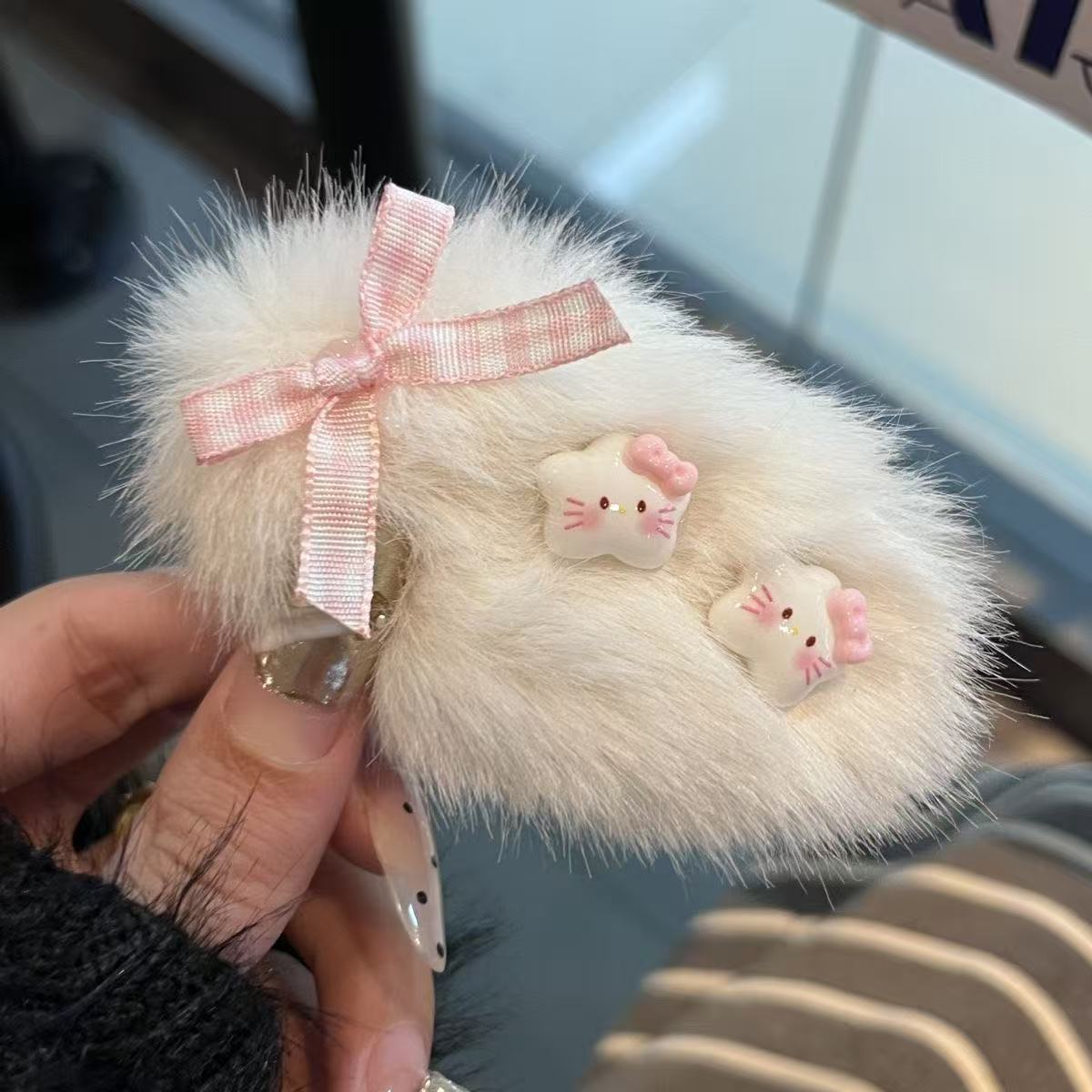 Fluffy Star Cartoon Cute Hair Clip - Image 6