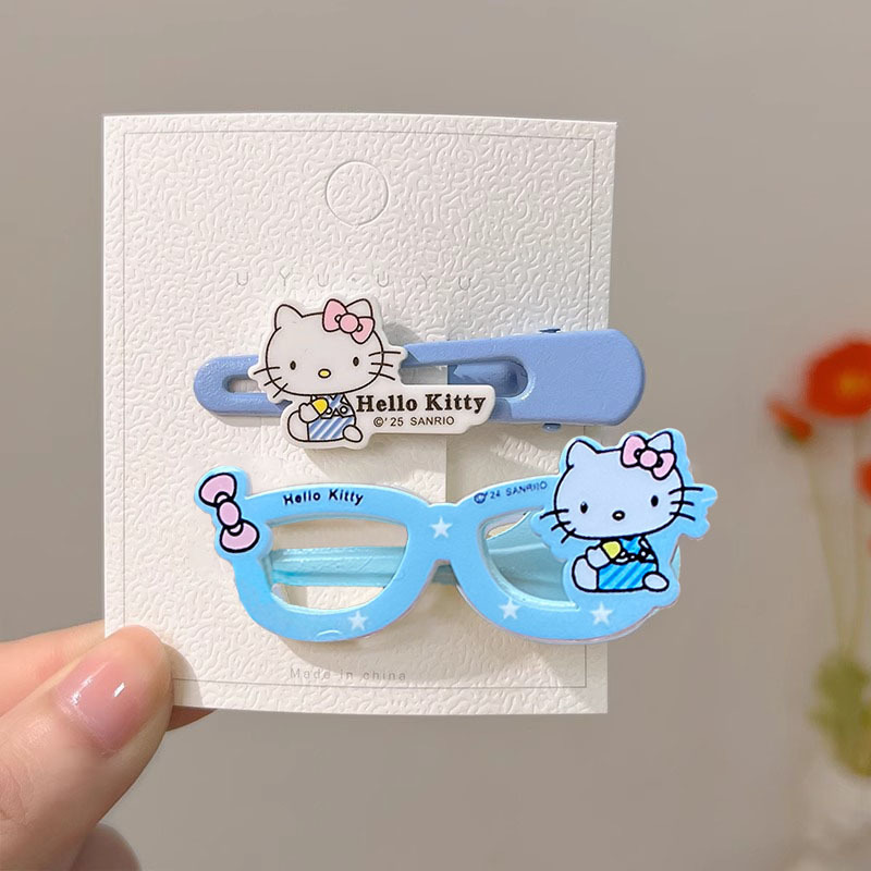 Cute Hello Kitty Duckbill Hair Clip Cartoon Kitty Side Bang Barrette - Image 6