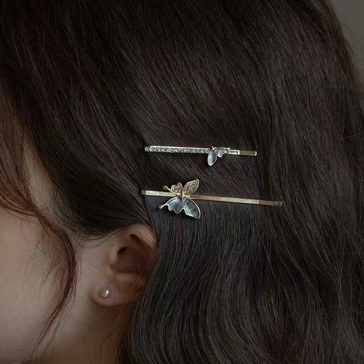Smoky Tulle Premium Grey Bobby Pin Set - Image 7