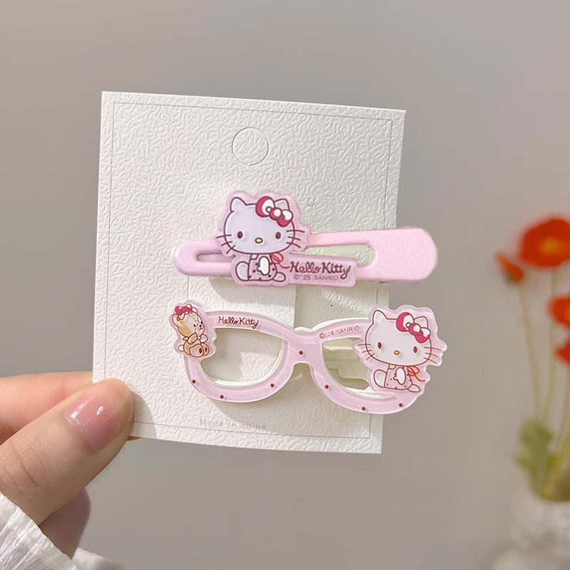 Cute Hello Kitty Duckbill Hair Clip Cartoon Kitty Side Bang Barrette - Image 8