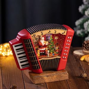 Christmas Accordion Music Box Night Light