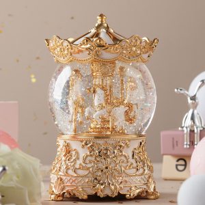Rotatable Kids Snow Globe Music Box