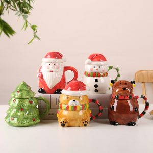 American Ins Style Santa Claus Ceramic Mug