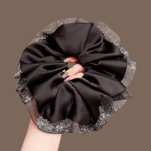 legant Rhinestone Scrunchie Luxury Sparkly Elastic Hair Scrunchie