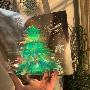 Creative Handmade Christmas Greeting Card, Xmas Gift