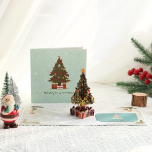 3D Pop Up Christmas Tree Greeting Card