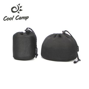 sandwich mesh round‑bottom stuff sack