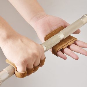 Square Cowhide Four‑Finger Hand Grips