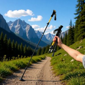 Foldable Telescopic Trekking Poles