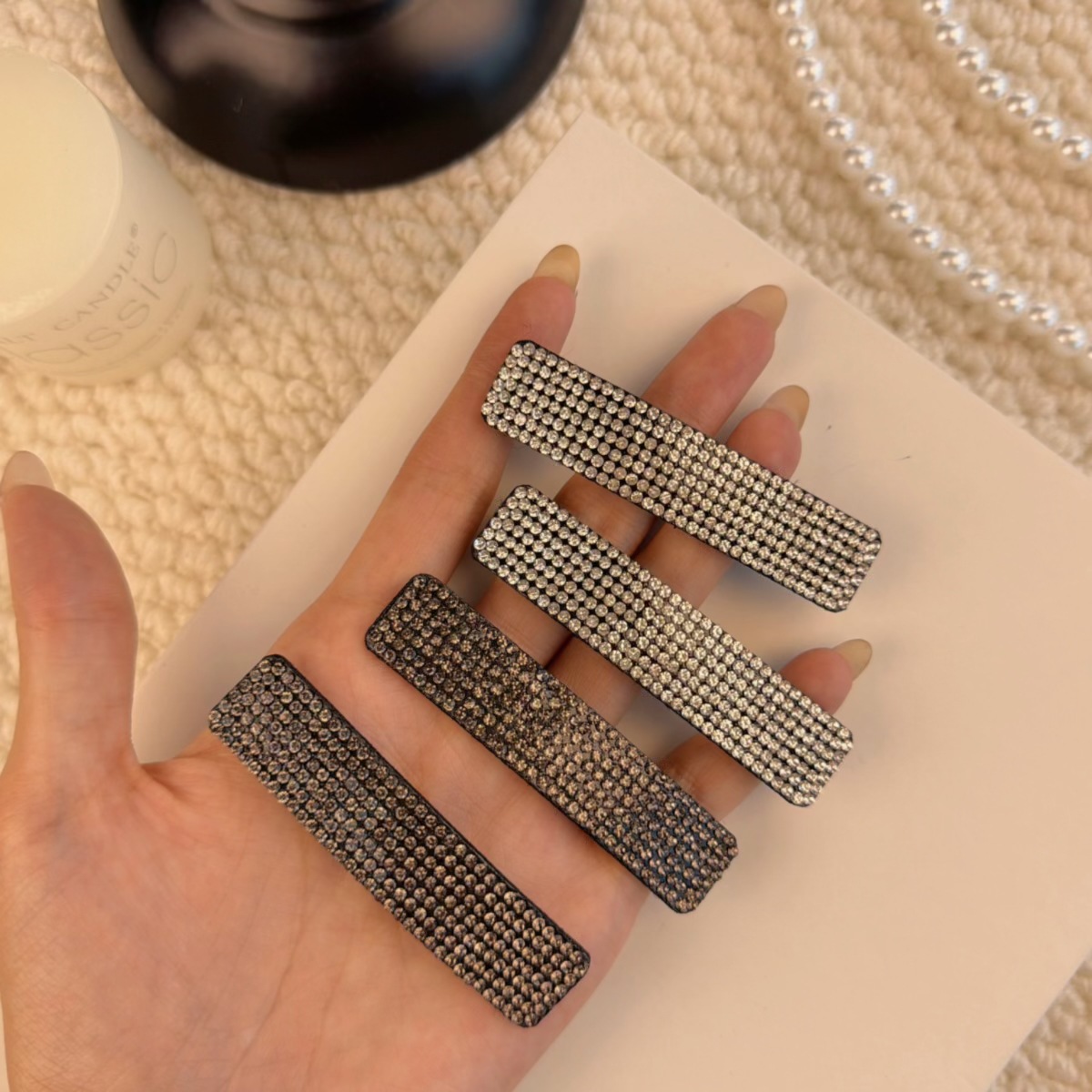Luxury Exquisite Full‑Pavé Rhinestone Hair Clip - Image 2