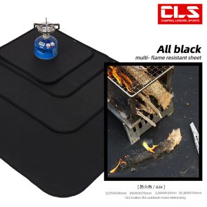 Silicone Fire Resistant Fabric for Camping