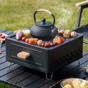 Portable Outdoor Tea Roasting Stove Set