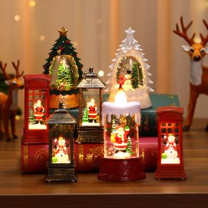 Light Up Christmas Candle Lamp