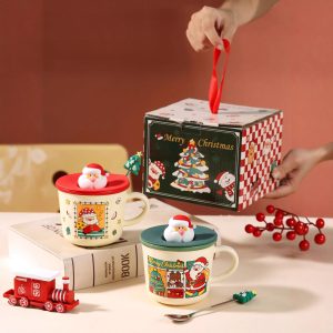 Santa Christmas Cup Creative Cartoon Mug
