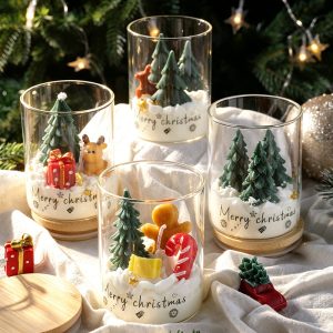 Christmas Mini Landscape Glass Scented Candle