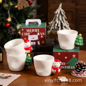 Household Christmas Ceramic Mug, Office Drinking Cup