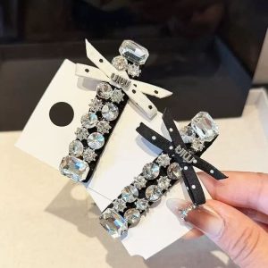 Sparkly Heavy‑Craft Rhinestone BB Clip