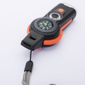 7‑in‑1 multifunctional survival whistle