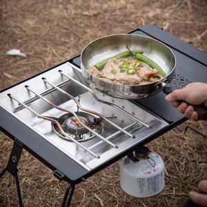 Portable High-Power Split Pre-combustion Canister Camping Stove