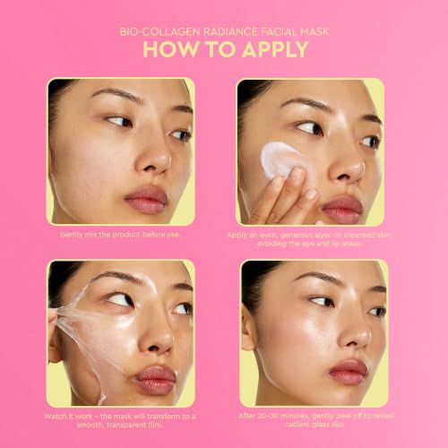 BYOMA Bio-Collagen Face Mask - Peel-Off Mask for Glass Skin in 20 Minutes - Image 3